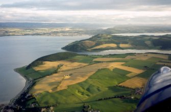 Aerial view of Munlochy Bay, Black Isle, looking SW.