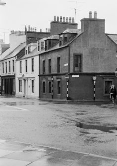 General view of corner of Church Street and Bridge Street, Stranraer, from south.