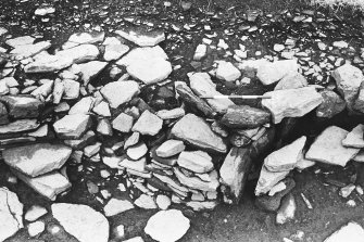 Excavation photograph : trench G - east structure.

(see MS/682/120 for detailed description)
