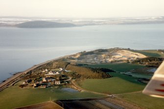 Aerial view of Alturlie Point, Inverness, looking N.