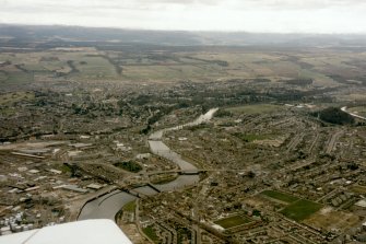 Aerial view of Inverness, looking SW.
