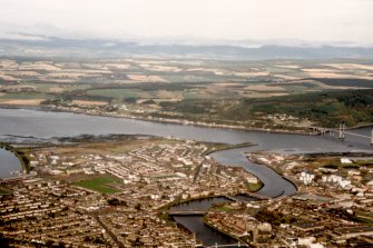 Aerial view of Inverness, looking N.