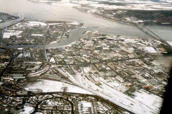 Aerial view of Inverness, looking NW.