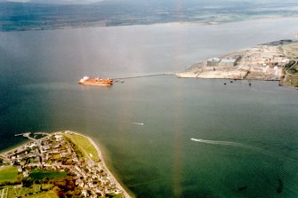 Oblique aerial view of the north end of the Cromarty Firth, Ross-shire, looking NW.