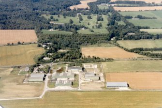 Aerial view of Evanton Industrial Estate, looking NW.