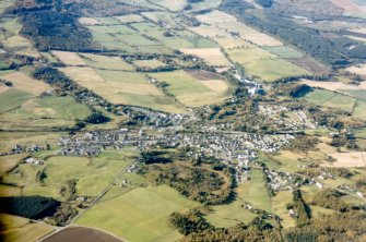 Aerial view of Muir of Ord, Easter Ross, looking W.