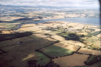 Aerial view of  the head of the Beauly Firth and Kirkhill, Inverness-shire, looking N.