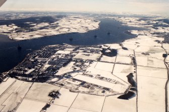 Aerial view of Invergordon, Ross-shire, looking SW.
