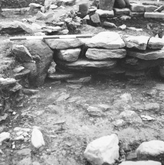 Photograph from excavation of burnt bound