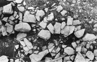 Excavation photograph ; trench K - photogram - E54 - 56, N64 - 66.
