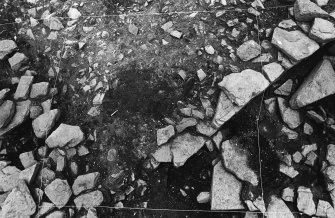 Excavation photograph ; trench K - photogram - E56 - 58, N64 - 66.
