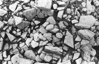 Excavation photograph ; trench K - photogram - E60 - 62, N64 - 66.
