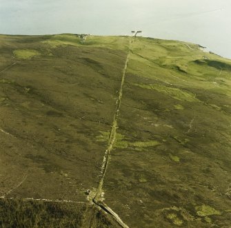 Aerial view of Mine Railway Junction and Winding Engine House, Raasay