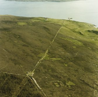 Aerial view of Mine Railway Junction and Winding Engine House, Raasay 