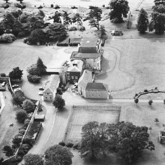 Aerial view showing Craigiehall, West Lothian