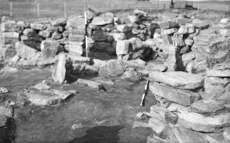 Excavation photograph : interior of wheelhouse.