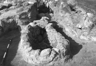 Excavation photograph : furnace, from east.