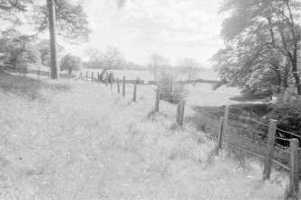 Milnhead House : garden wall., looking S W, Kirkmahoe Parish