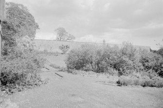 Milnhead House : garden wall., looking S E, Kirkmahoe Parish