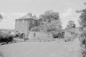 Milnhead House : & garden wall from S. E., Kirkmahoe Parish