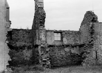 Survey photograph. View of ruined wing.