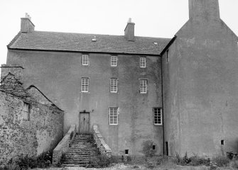 Survey photograph. View of castle from courtyard.