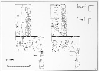 Fig. 7. Trench plans.  The original ink drawings for this illustration came from DC 496, DC 495, DC 493, DC 487 & DC 486.