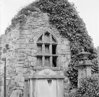 Detail of Banff Aisle, St Mary's Church burial ground, Banff.