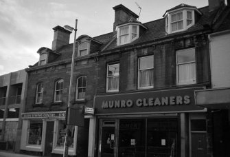 203 Elgin Sewing Centre (left) & 201 Munro Cleaners (righ), High Street, Elgin Burgh