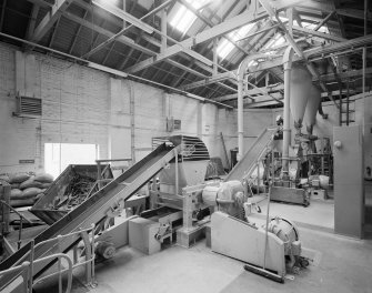 Kirkcaldy. Nairn's Linoleum works. View of the waste recycling Department