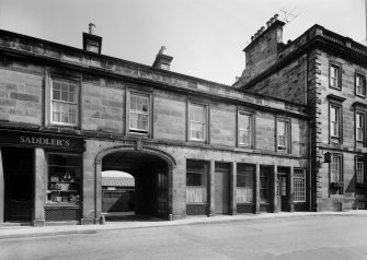 General view of 8-18 Low Street, Fife Arms Hotel, Banff.