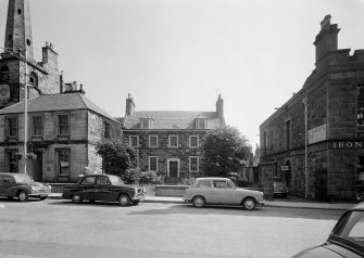 General view of front of Carmelite House, Low Street, Banff.