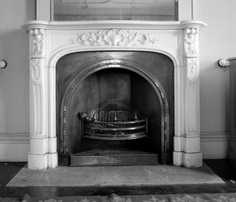 View of drawing room chimneypiece, Balintore Castle.