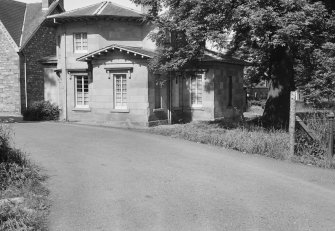 View of East Lodge, Gordon Castle, from south east.