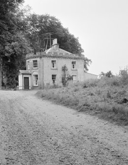 General view of Quarry Gardens lodge, Gordon Castle, from south.