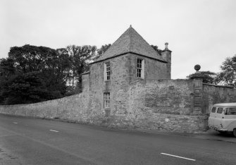 View of South Lodge, Broxmouth park, from south.