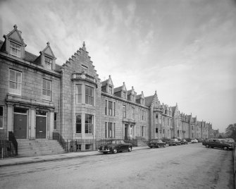 Aberdeen, 1-17 Rubislaw Terrace.
General view from South-West.