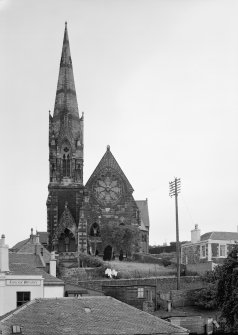 General view of Trinity Free Church, irvine, from west.