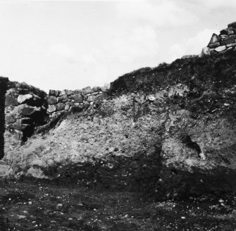 Excavation photograph: wall.