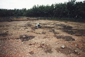 Excavation photograph : central area from east.