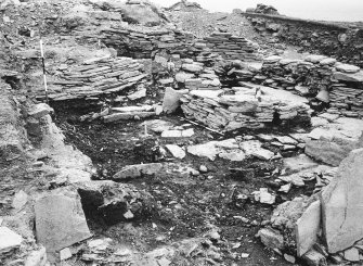 Excavation photograph : Settlement S of broch.