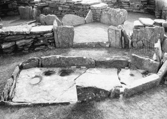 Building 2, ? trough, from north. Broch of Gurness, Aikerness.