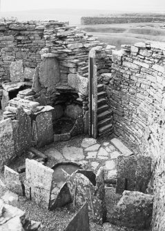 NW part of interior from N E.  Broch of Gurness, Aikerness.