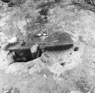 Upper Suisgill excavation photograph
Area I / IA - postholes cut into natural.