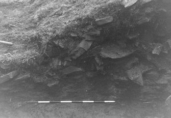 Trench 1, Area B.  Section 4, (south end).  From West.