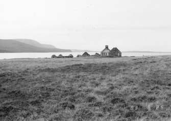 Survey photograph : site 51 - farmstead comprising two domestic structures, on agricultural building and associated features.