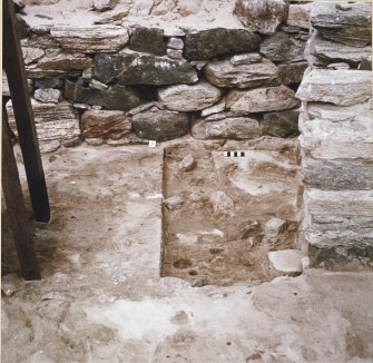 Excavation photograph.  Cell 8
