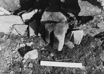 Excavation photograph - Worked stones