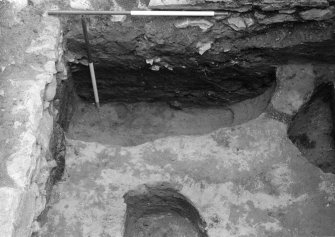 Excavation photograph - Area 5: pit F040 - from W