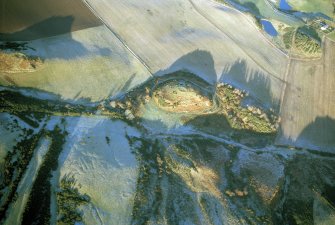 Aerial view of Easter Rarichie near Shandwick, Tarbet Ness, looking N.